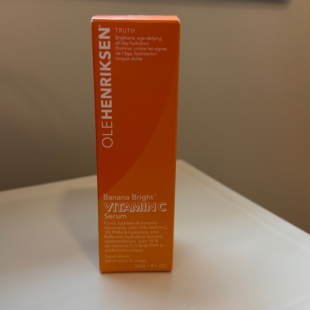 Ole Hendricksen banana Bright Vitamin C Serum NIB